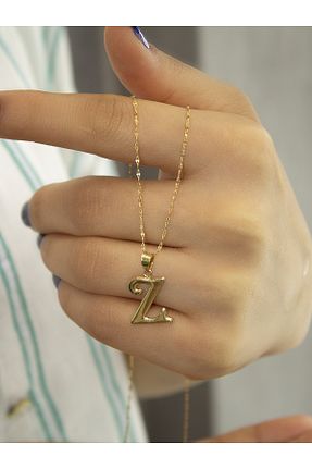 گردنبند طلا طلائی زنانه 14 عیار ZEYNEPLİ GOLD - کد 861335021