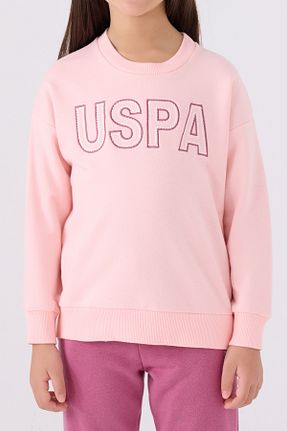 ست بالاتنه و پائین تنه صورتی بچه گانه بافتنی U.S. Polo Assn. - کد 861348792