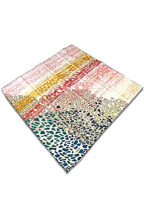 روسری رنگی 90 x 90 Aker - کد 848596512