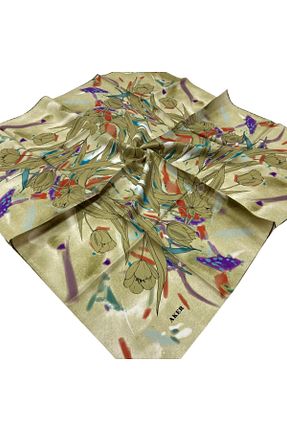 روسری رنگی 90 x 90 Aker - کد 758346576