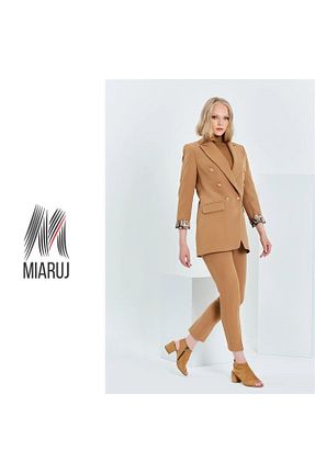 شلوار قهوه ای زنانه پارچه miaruj - کد 827148297