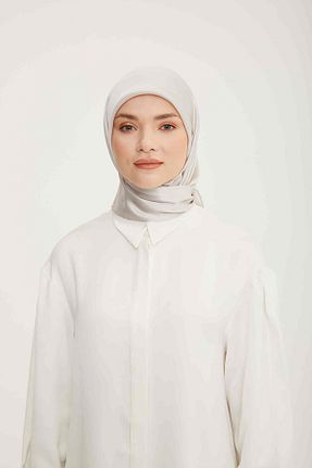 روسری بنفش شیفون Armine - کد 761902019