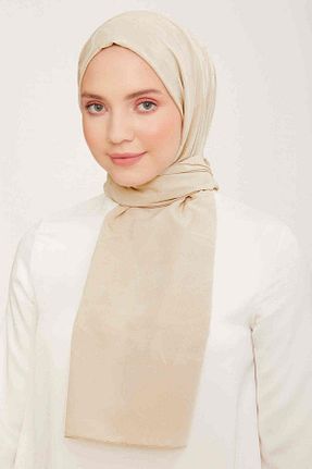 شال بژ زنانه پلی استر Armine - کد 760106244