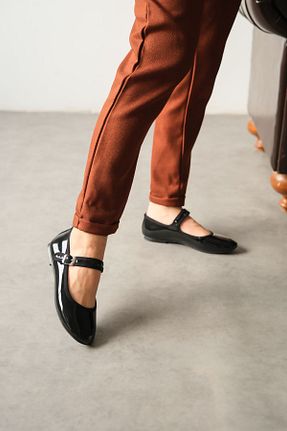 بابت مشکی زنانه چرم لاکی GOFFSHOES - کد 818659455