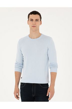 پلیور آبی مردانه ساده Pierre Cardin - کد 861353655