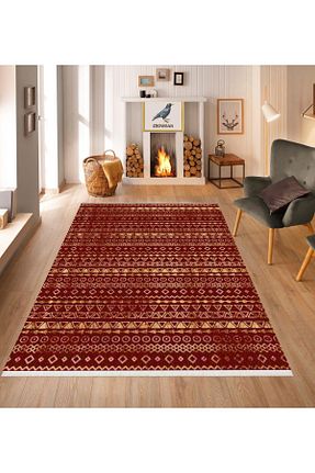 فرش زرشکی زیره ضد لغزش CROWBAN - کد 861358740
