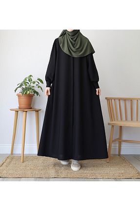 کلاه و ابایا مشکی زنانه پنبه ای Genel Markalar - کد 835257068