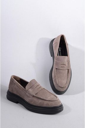کفش کژوال قهوه ای مردانه چرم خالص SEÇ KUNDURA - کد 734522204
