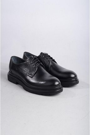 کفش کلاسیک مشکی مردانه پاشنه کوتاه (1 - 4 سانتی متر) SEÇ KUNDURA - کد 784884248