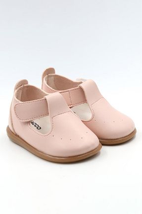 کفش کژوال صورتی بچه گانه چرم مصنوعی macco shoes - کد 861380017