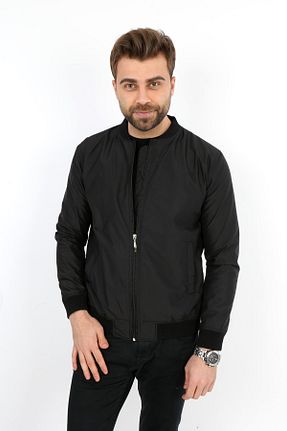 کاپشن مشکی مردانه رگولار B&T - کد 101089922