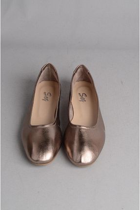 بابت متالیک زنانه چرم خالص SEÇ KUNDURA - کد 830587298