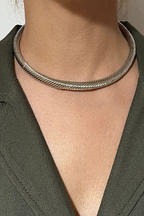 گردنبند جواهر زنانه برنجی şira sirius - کد 861397192