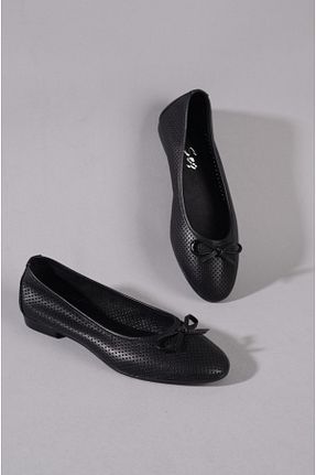 بابت مشکی زنانه چرم خالص SEÇ KUNDURA - کد 706353012