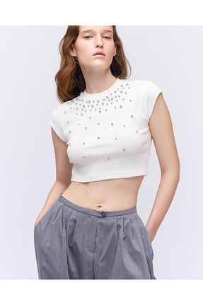 بلوز سفید زنانه ساده ROIR - کد 861426487