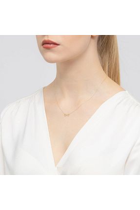گردنبند طلا زرد زنانه 14 عیار Altın - کد 861504923