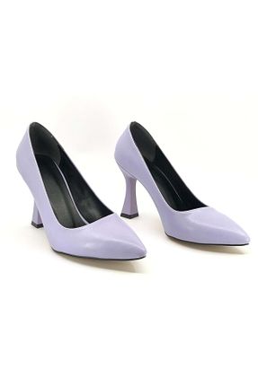 کفش استایلیتو بنفش پاشنه نازک Kids Club Shoes - کد 810224815