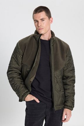 کاپشن خاکی مردانه رگولار Wrangler - کد 861481500