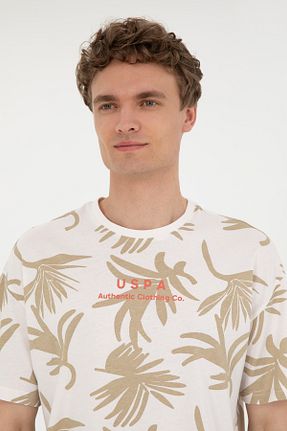 تیشرت نباتی مردانه یقه دوچرخه U.S. Polo Assn. - کد 833023556