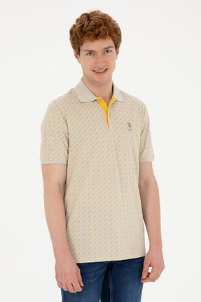 پولوشرت بژ مردانه پارچه ای U.S. Polo Assn. - کد 832935050