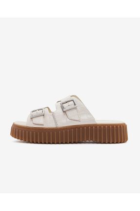 صندل نباتی زنانه پاشنه ضخیم CLARKS - کد 832022421