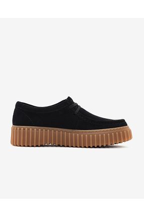 کفش اسنیکر مشکی زنانه بند دار CLARKS - کد 831609540