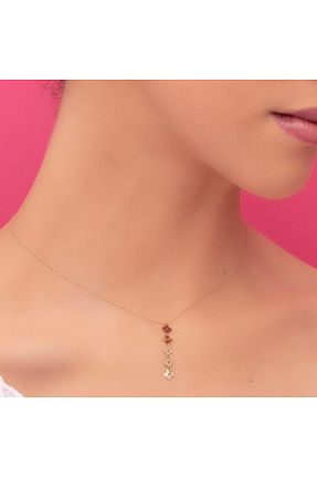 گردنبند طلا رنگی زنانه 14 عیار MİNİMAL - کد 861537627