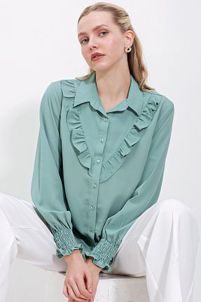 پیراهن سبز زنانه رگولار Bigdart - کد 811685072