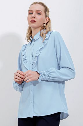 پیراهن آبی زنانه رگولار Bigdart - کد 811683794
