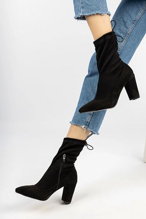 بوت / نیم بوت مشکی زنانه جیر CAMOLLA - کد 850437756