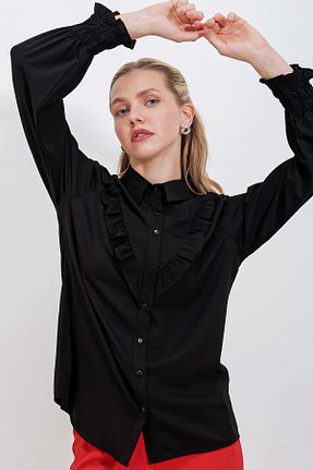 پیراهن مشکی زنانه رگولار Bigdart - کد 811683912