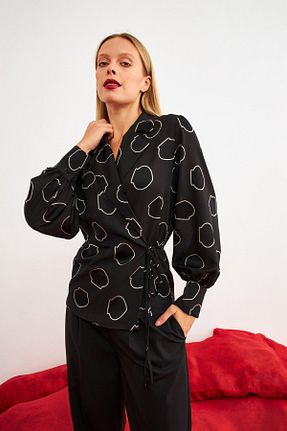 پیراهن مشکی زنانه رگولار Setre - کد 850565099
