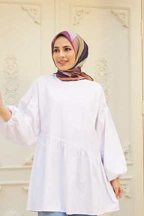 روسری قهوه ای پنبه ای İpekhan - کد 446715055