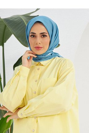 روسری قرمز پنبه ای İpekhan - کد 446609726
