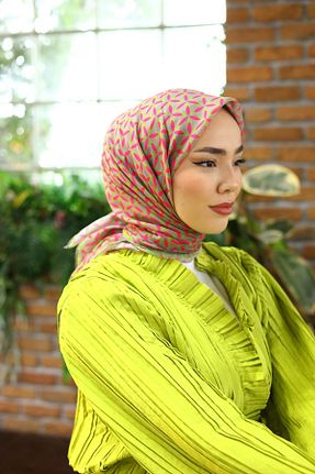 روسری قهوه ای پنبه ای Silk Home - کد 844389155