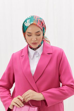 روسری صورتی پنبه ای Silk Home - کد 767798333
