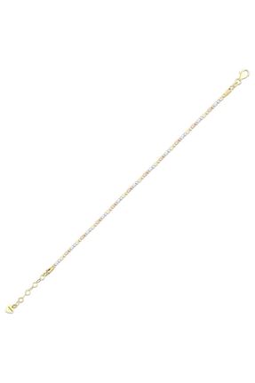 دستبند طلا زرد زنانه 14 عیار Assos Pırlanta - کد 861556636