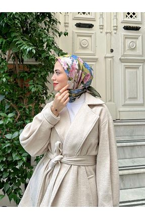 روسری سبز پنبه ای İpekhan - کد 768099816