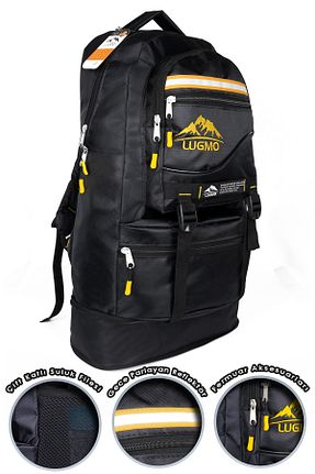 کوله پشتی مشکی مردانه ابعاد بزرگ LUGMO - کد 459899954