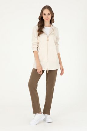 شلوار کرمگن خاکی زنانه Comfort U.S. Polo Assn. - کد 861556540
