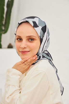 روسری مشکی پنبه ای İpekhan - کد 681104156