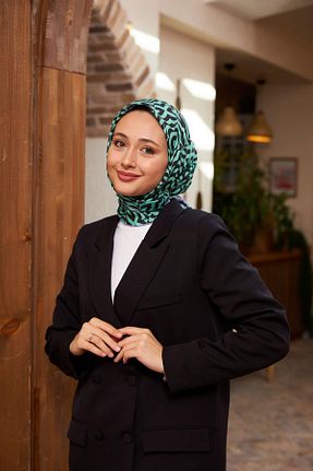 روسری خاکی پنبه ای İpekhan - کد 780046970