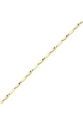 دستبند طلا رنگی زنانه 14 عیار Assos Pırlanta - کد 861554022