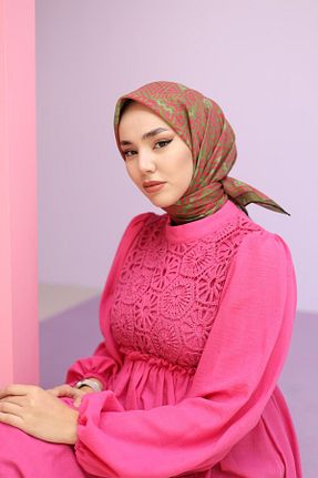 روسری صورتی پنبه ای Silk Home - کد 802842601