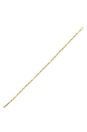 دستبند طلا زرد زنانه 14 عیار Assos Pırlanta - کد 861554107