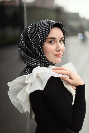 روسری مشکی İpek Tivil Silk Home - کد 381536567