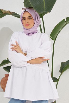 روسری بنفش پنبه ای İpekhan - کد 446985484