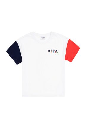 تیشرت سفید بچه گانه اورسایز U.S. Polo Assn. - کد 832990207