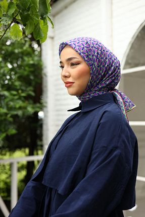 روسری صورتی پنبه ای Silk Home - کد 844390759