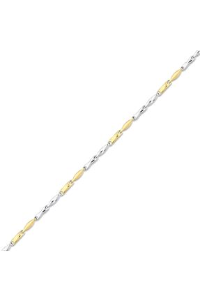 دستبند طلا زرد زنانه 14 عیار Assos Pırlanta - کد 861555082